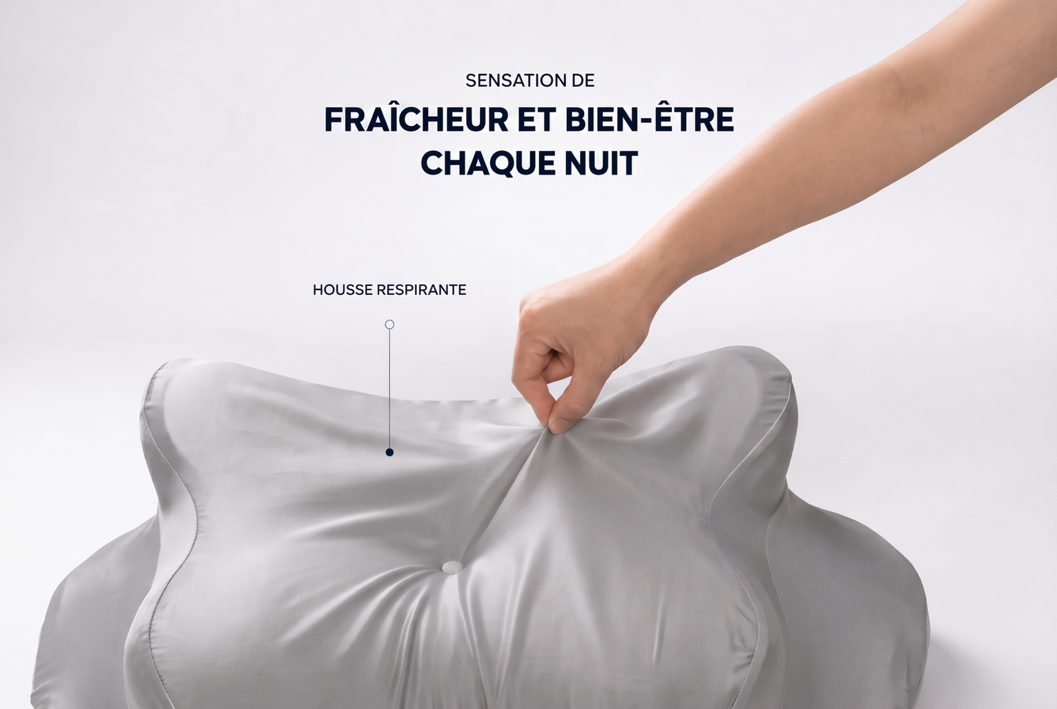 Taie d'Oreiller Papillon Cervical Coton 3