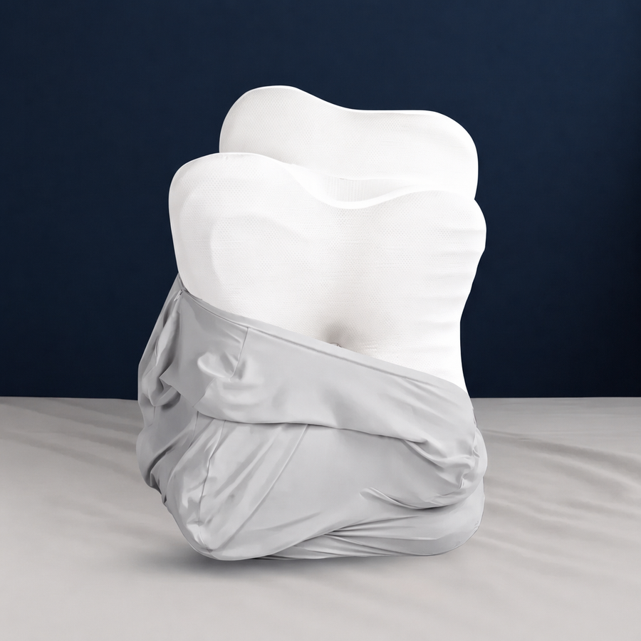 Taie d'Oreiller Papillon Soft Touch – Housse Satinée Rafraîchissante pour Oreiller Cervical – Douce, Lisse & Anti-Plis