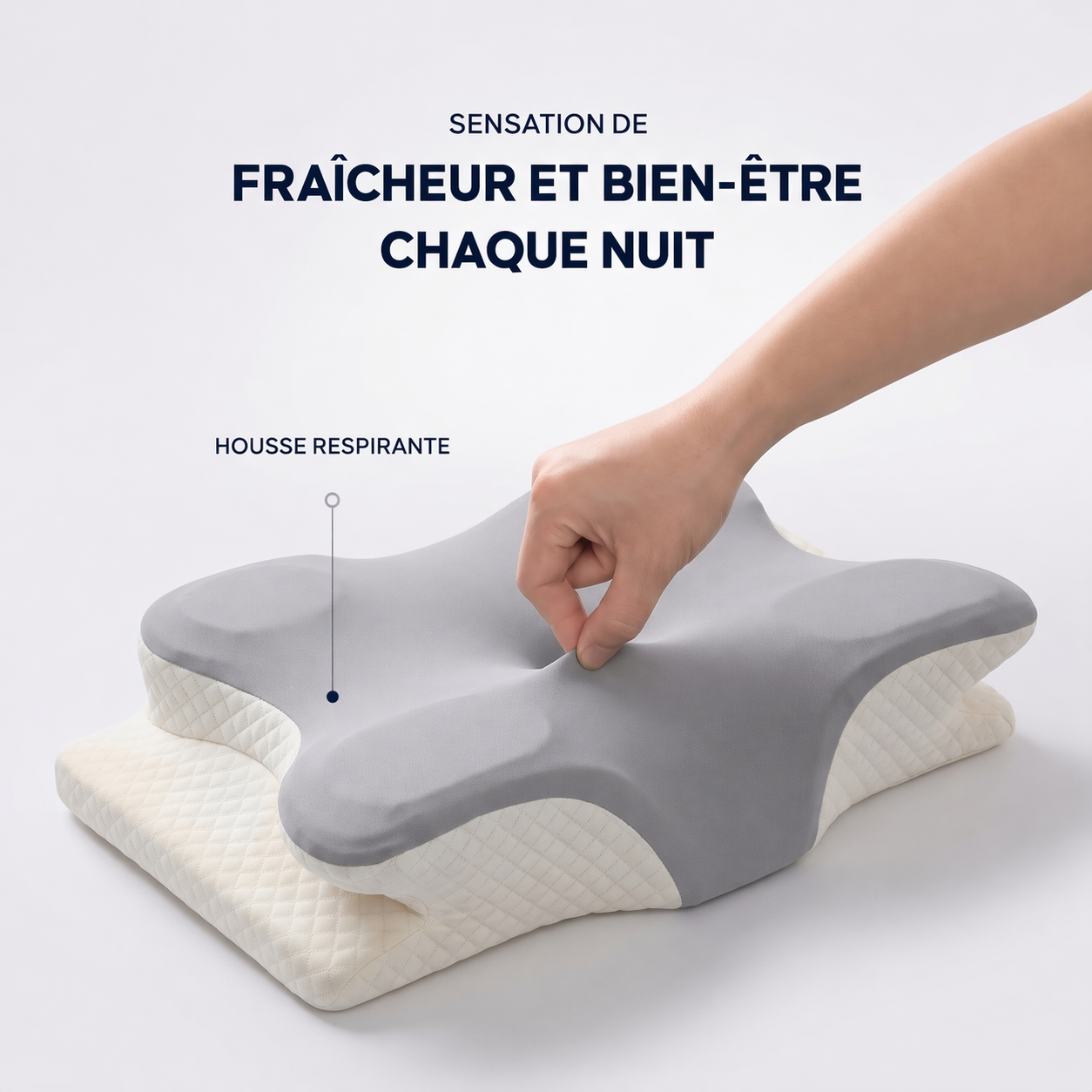 Taie d'Oreiller Papillon Cervical 3