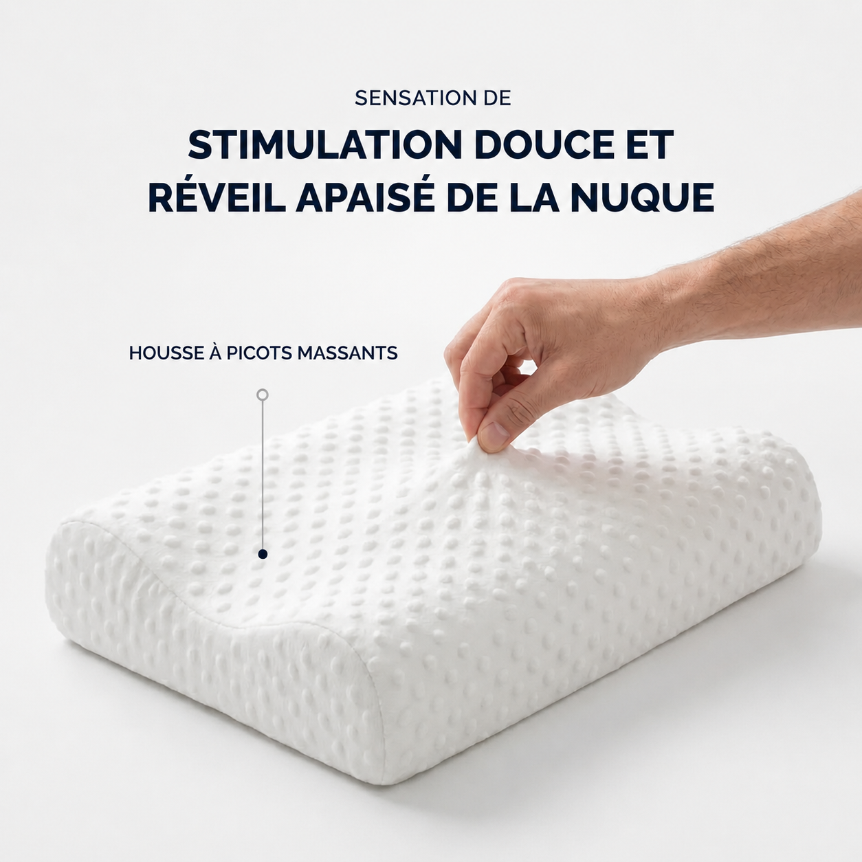 Taie Cervical Plat picots entretien