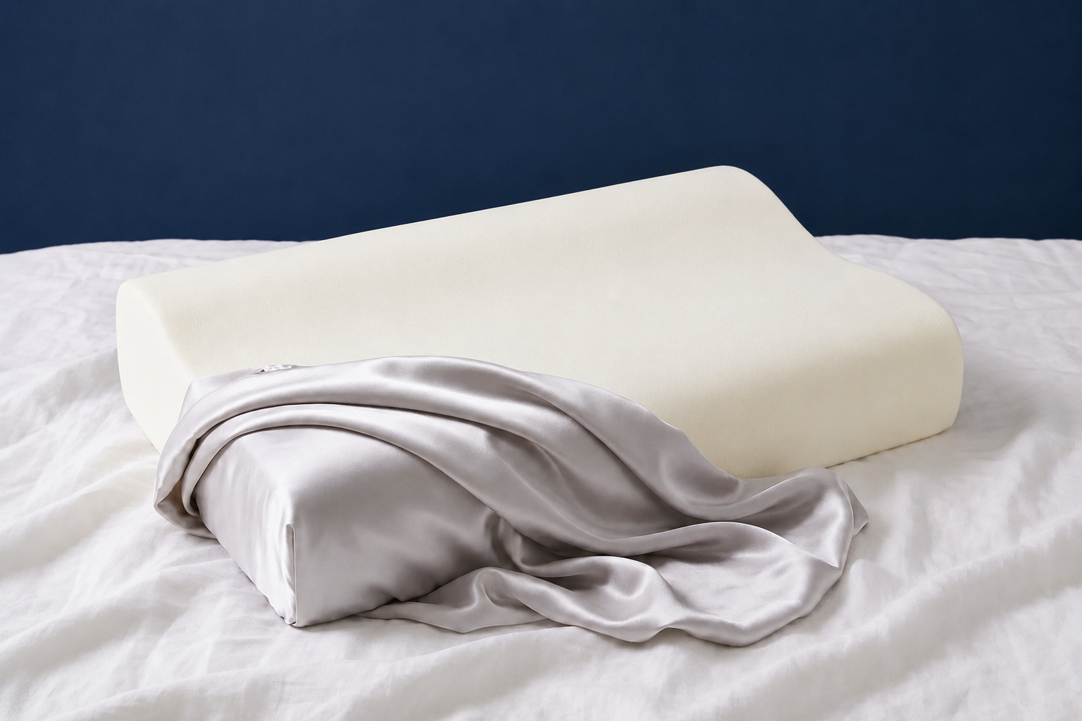 Taie d'Oreiller Cervical Plat Matelassée Nukéa